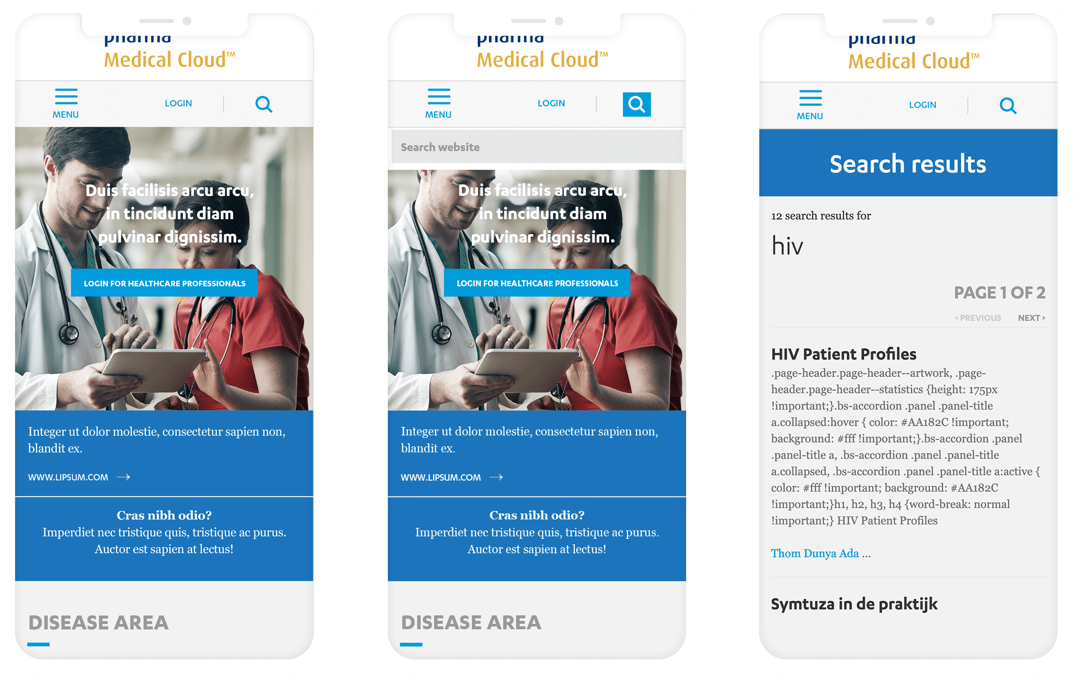 De gebrekkige zoekervaring van Medical Cloud